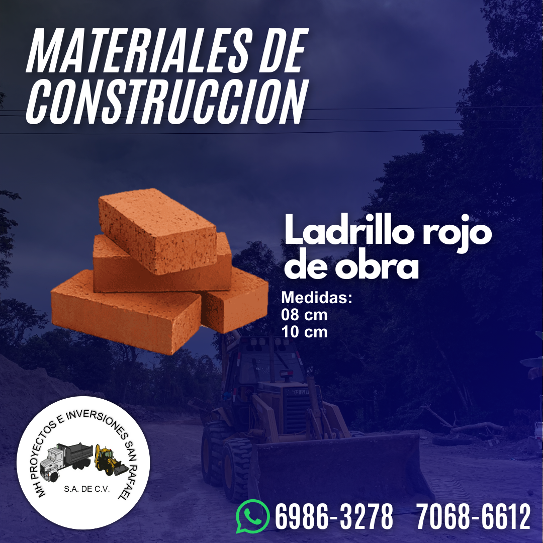 Ladrillo Rojo de Obra